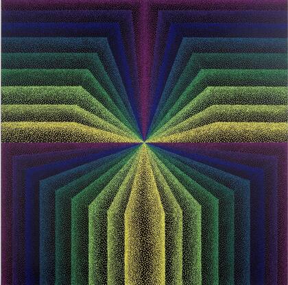 Obra de Julio Le Parc en la galería Perrotin, en París