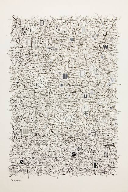 Obra de León Ferrari exhibida por Jorge Mara-La Ruche en Art Basel