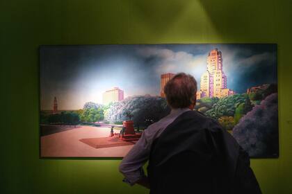 Obra de Nicolás García Uriburu vendida en Roldán Moderno