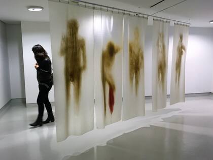 Obra de Oscar Muñoz en Bogotá