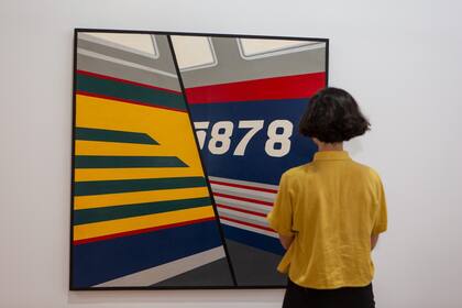 Obra de Raymundo Colares, de 1969, en el Malba