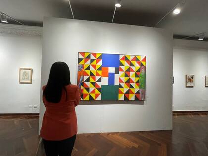 Obra de Teresa Burga, una de las primeras de arte pop realizadas en Perú