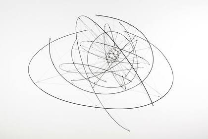 Obra de Tomás Saraceno exhibida por Ruth Benzacar en Art Basel