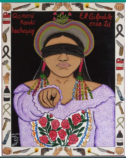Obra de Violeta Quispe Yupari, artista que estará representada por la galería Vigil Gonzáles