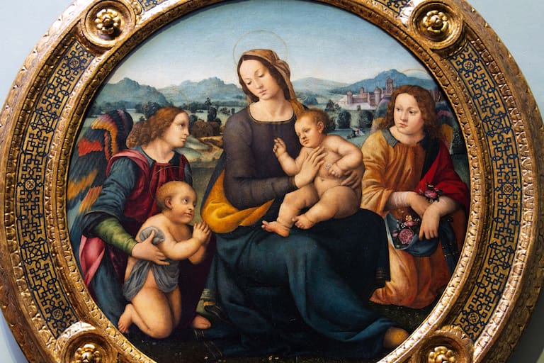 Obra renacentista en la Galleria degli Ufizzi