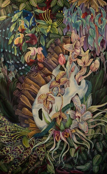 Obra sin título de Alicia Nakatsuka, de la serie Impenetrable (2021), que la galería rosarina Subsuelo presentará en la sección Next de Pinta Miami
