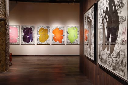 Obras de Adriana Carambia en el espacio de Diderot.Art