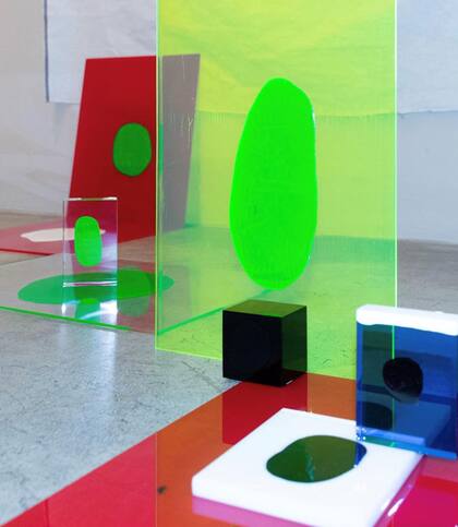 Obras de la artista argentina Agustina Chalupowicz, una de las integrantes del grupo presentado como Young Argentinian Artists