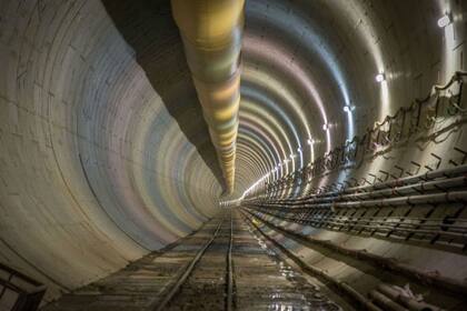 Obras del soterramiento del Tren Sarmiento