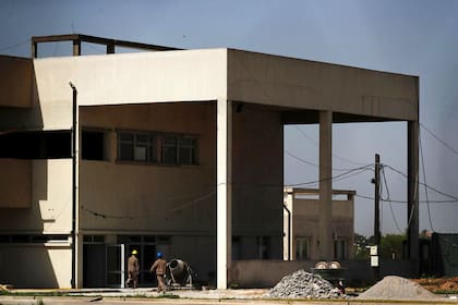 Obras en el Hospital Samic Néstor Kirchner en La Matanza