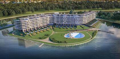 Oceana Nordelta es uno de los emprendimientos que comercializa Interwin desde su nueva oficina de Nordelta.