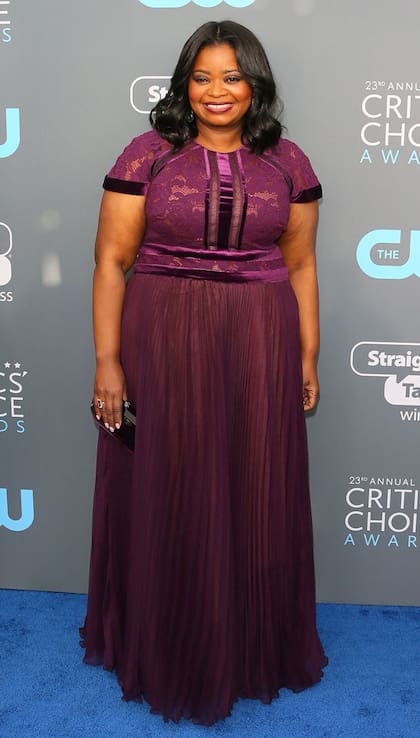 Octavia Spencer, de violeta en los Critic´s Choice Awards