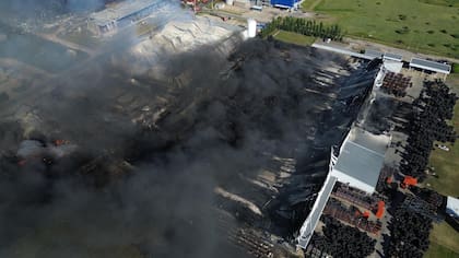 Ocurrió durante la noche del viernes en el Polígono Spegazzini, a metros de la Autopista Cañuelas-Ezeiza