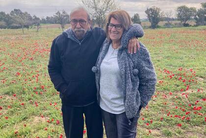 Ofelia junto a su marido Héctor Roitman