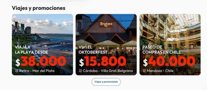 Ofertas de viajes en micro