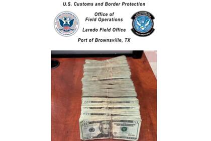 Oficiales de la CBP incautaron US$74.103 en efectivo no declarado durante una inspección en el Puente Internacional de Brownsville y Matamoros