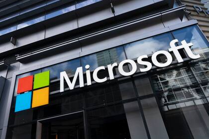 Oficinas de la empresa Microsoft en Nueva York, el 6 de mayo de 2021 (AP Foto/Mark Lennihan, archivo)