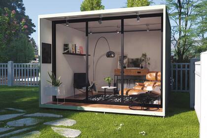 Oficinas movibles para instalar en casa, una idea de la firma Revä