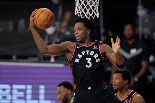 NBA: el fantástico triple de OG Anunoby para Raptors a medio segundo del final