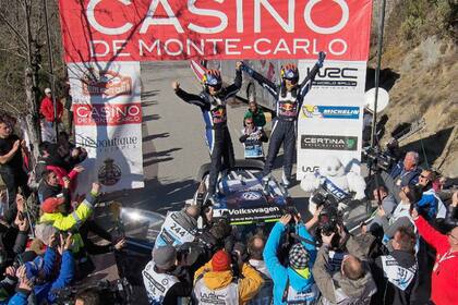 Ogier celebra su tercer título en Montecarlo