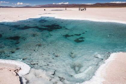 Ojos del Salar, en Salinas Grandes.