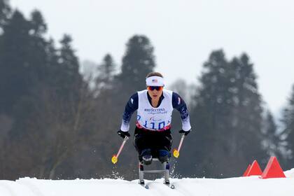 Oksana es atleta de remo, esquí, ciclismo y biatlón / Getty Images