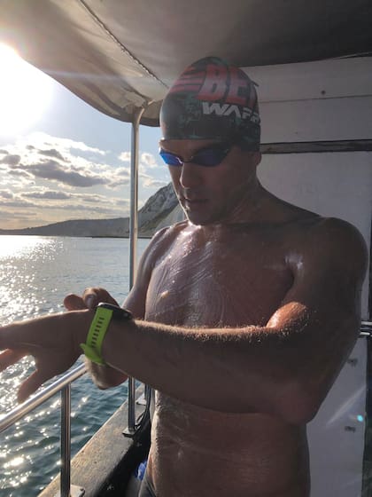 Ola antes de lanzarse al canal