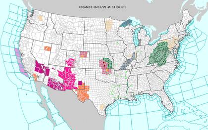 Ola de calor en el suroeste: Arizona y Nevada superarán los 43 °C (110 °F)