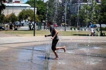 Ola de calor en la Ciudad Autónoma de Buenos Aires.