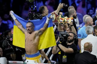 Usyk, el fanático del Messi y la carne argentina que dejó la trinchera de Kiev y venció a Joshua