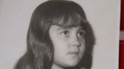 Oliveira en su niñez, antes de ser vendida por su abuela a un jefe del juego clandestino. (Foto cortesía de Raquel de Oliveira)