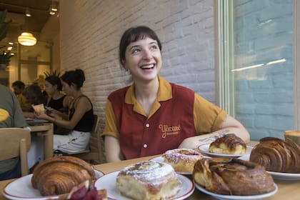 Olivia Saal, al frente del flamante Oli Café