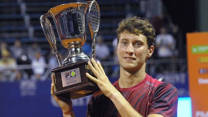 Renzo Olivo ganó tres títulos individuales del Challenger Tour, uno de ellos en Buenos Aires 2016