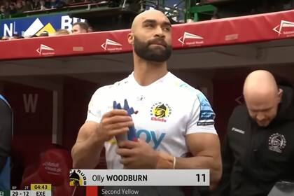 Olly Woodburn, ya expulsado en la Premiership
