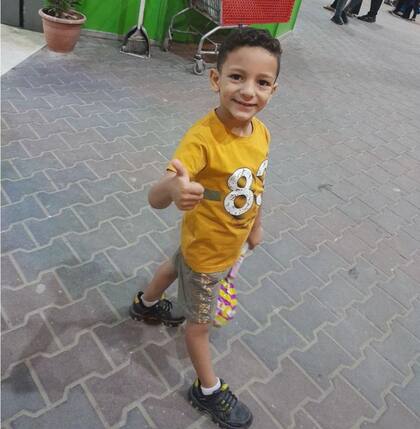 Omar Bilal Al Banna en una foto compartida por su familia