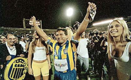 Omar Palma es ídolo de Rosario Central