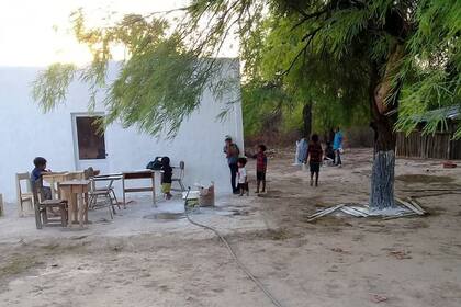 La escuela nueva en el paraje La Esquina