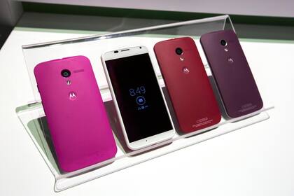 Opciones de colores en el Motorola Moto X