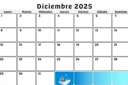 Opciones para imprimir el calendario en papel