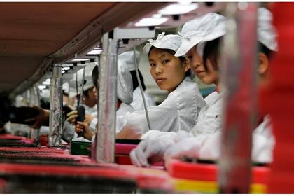 Operarias de Foxconn en China