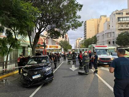 Operativo con reducción de carriles en la calle donde chocó Marta Minujín