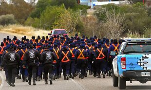 Operativo de búsqueda de Guadalupe Belén Lucero en San Luis, realizado a días de la desaparición de la niña