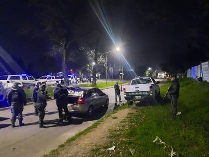 Operativo de fuerzas conjuntas en el barrio Santa Rita, de Boulogne
