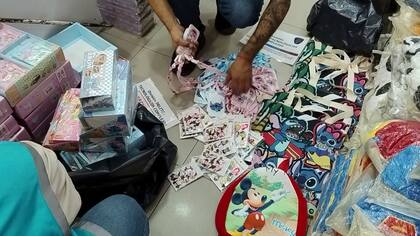 Operativo de la Policía de la Ciudad en Caballito y Once por infracción a la Ley de Marcas