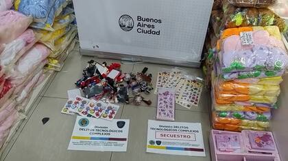 Operativo de la Policía de la Ciudad en Caballito y Once por infracción a la Ley de Marcas