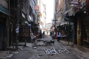 Operativos de la Gendarmería en la villa 1 11 14, donde anoche se frustró un robo en piraña