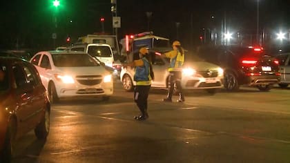 Operativos de Seguridad en Costa Salguero, durante la fiesta electrónica Afterlife