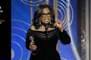 En tres palabras, Oprah pasó del Time's Up al "Winfrey presidente"