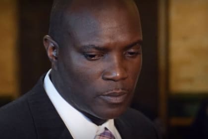 Oral "Nick" Hillary, el único incriminado por la muerte del menor, en el momento del veredicto en la corte de St. Lawrence