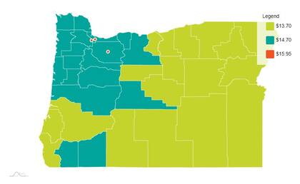 Oregon es el único estado que divide el salario mínimo en tres escalas, según el área geográfica